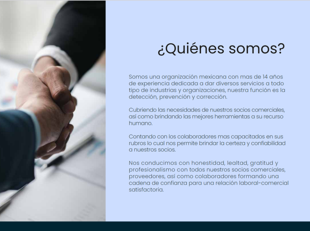Trato profesional Naram